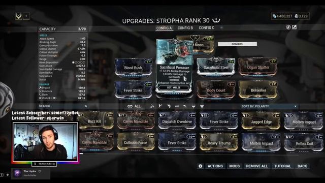 Warframe - Top Tier Melee - Stropha! смотреть онлайн