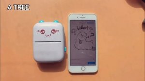 портативный мини термопринтер