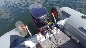 Замер скорости на Polar Bird 385М НДНД + Tohatsu 9.8