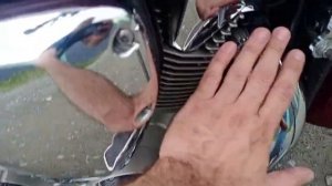 Honda vtx 1300, холодный запуск