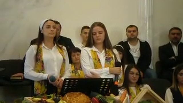 Праздник Жатвы - Дуэт - Время ушло (Церковь посёлка Иноземцево 22.09.2019) смотреть онлайн