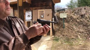 Nambu Type 14 pistol - shooting