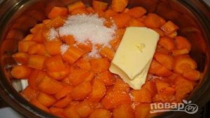 Морковь, тушеная в молоке