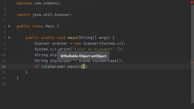 Java Program to Check Whether an Alphabet is Vowel or Consonant