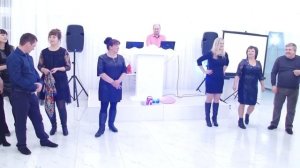 Конкурс на  юбилее с платочками