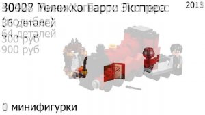 Все наборы Lego Harry Potter 2001-2022 / ALL LEGO