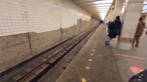 электропоезд 81-740 Русич Прибытие  На  станцию молодёжная// 14 декабря 2021
