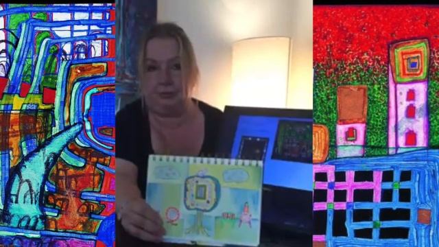 Art at Home with Gail - Week 2 Friedensreich Hundertwasser смотреть онлайн