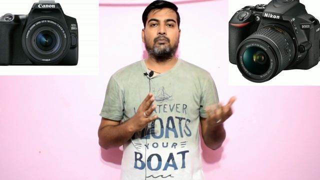 Canon 200D ii vs Nikon D5600 Full Comparison ( Hindi ) смотреть онлайн