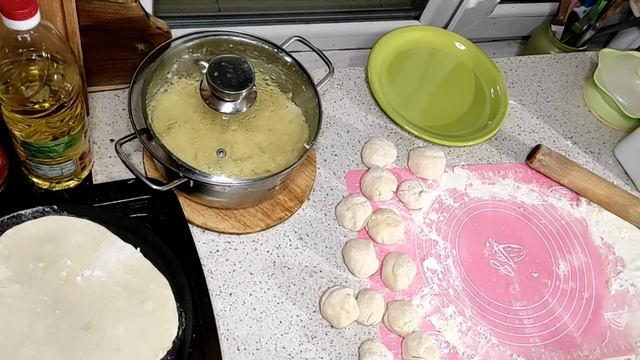 Кыстыбый ТАТАРСКИЕ ЛЕПЕШКИ С КАРТОШКОЙ