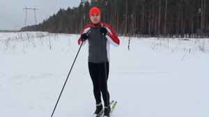 Обучение коньковому ходу.  Урок 5.  Одношажный коньковый ход.
