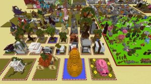 500+ идей для майнкрафт построек на одной карте! - Версия 1.14