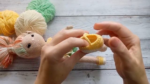 Новая кукла♥ #кукла_крючком #вязаная_кукла #амигуруми #amigurumi #вязанаякукла #вязаныеигрушки