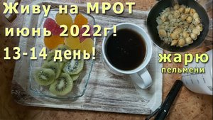 Живу на МРОТ июнь 2022г! 13 - 14 день! Спасаю сметану! Выпила весь кофе!