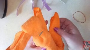 Зайчик из тканевой салфетки. ПАСХАЛЬНЫЙ КРОЛИК.