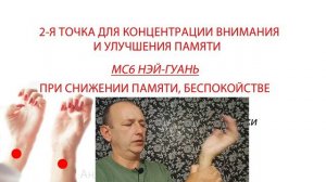 Точки для концентрации внимания и улучшения памяти