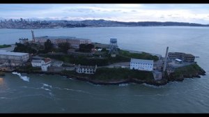 FLYING TO ALCATRAZ ISLAND