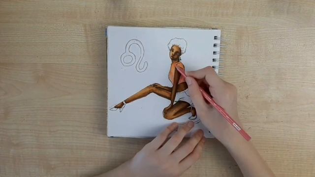 Рисую ЗНАКИ ЗОДИАКА #5 Лев смотреть онлайн