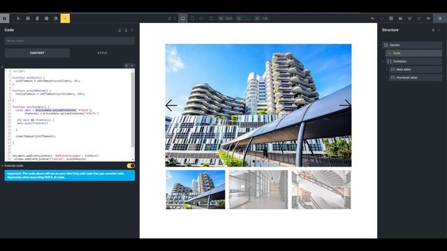 How to sync two sliders (thumbnail carousel) in less than 4 minutes смотреть онлайн