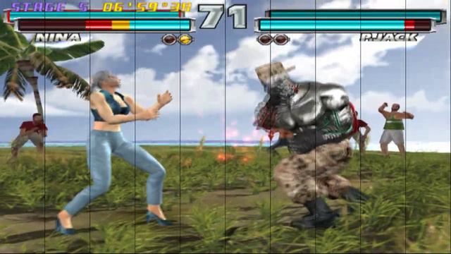 Tekken Tag Tournament. Nina - Heihachi. смотреть онлайн