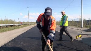 Капитальный ремонт автодороги от Коротчаево до посёлка Уренгой продолжается