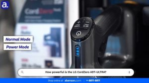 All In One Tower! LG CordZero A9T-ULTRA cordless vacuum cleaner | Abenson Answers