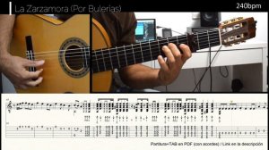 La ZARZAMORA / Por BULERíAS / Partitura + TAB (PDF)