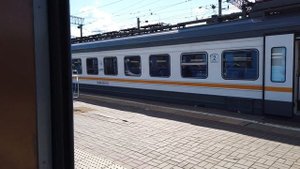 Электропоезд ЭД4М-0091 РЭКС. Москва - Калуга-1. 30.07.2022 год.