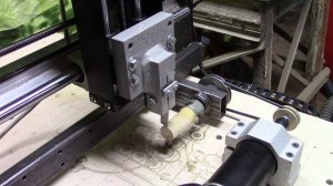 ЧПУ Своими руками. Токарная обработка на фрезерном ЧПУ по дереву.
