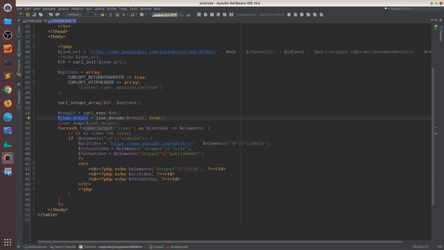 02.- YouTube API en PHP ?️[Listar últimos vídeos subidos] смотреть онлайн