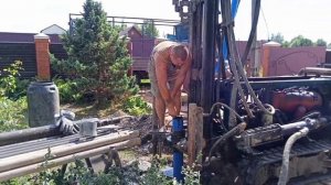 Обсадка скважины трубой нПВХ