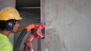 GLES Työmaapalvelut - Roilot betoniin Hilti DCH 180-SL slitting tool