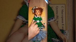 Вязание крючком платья для куклы ПАОЛА РЕЙНА. Crochet dresses for PAOLA REINA doll.
