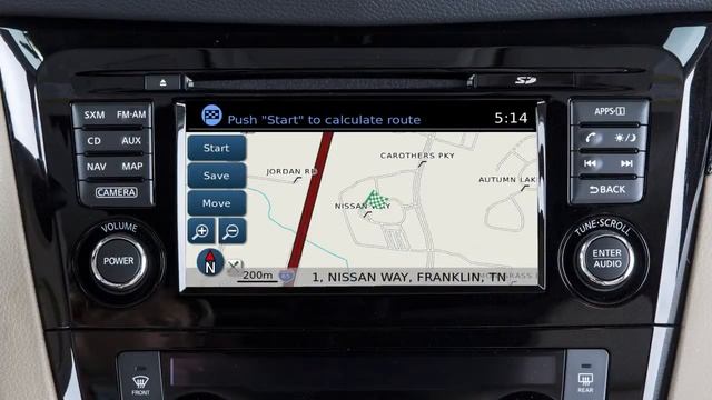 2017 Nissan Rogue - Navigation Button if so equipped