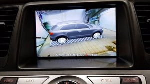 Nissan murano Z51 установка кругового обзора Bird view 3D