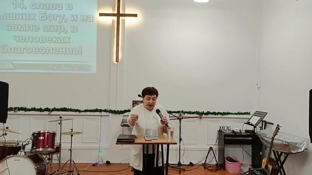 Воскресная проповедь 07.01.2024.«Рожден для того, чтобы мы прозрели». смотреть онлайн