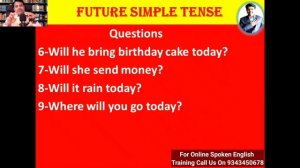 21 ದಿನಗಳಲ್ಲಿ ಕನ್ನಡದಿಂದ English ಮಾತನಾಡುವುದನ್ನು ಕಲಿಯಿರಿ Day-13 Future Simple tense, By Manjunath I G.