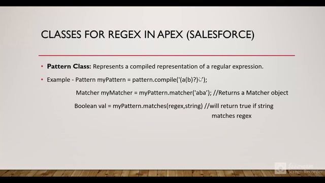 Regular Expressions (regex) in Salesforce | Apex