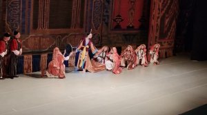 Начало второго действия балета "Бахчисарайский фонтан" в Мариинском театре.