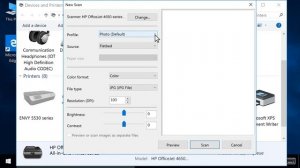 Как отсканировать документ или фотографию с принтера HP на компьютер в Windows 8 | HP Support