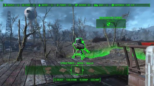 Fallout 4 Quick Building Tutorial (PC, Ultra Graphics)