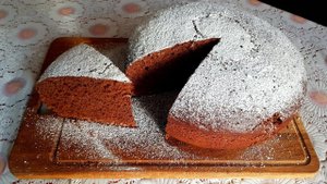 Шоколадно-кофейный кекс в мультиварке