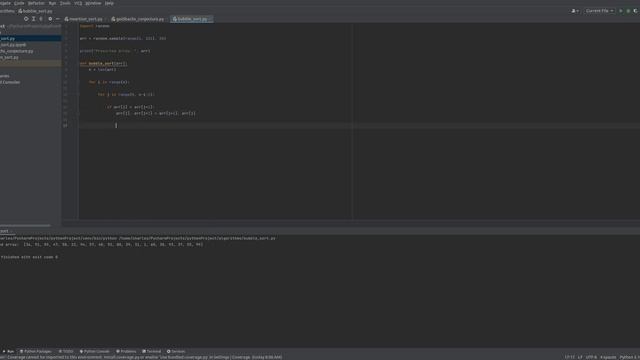 Sorting Simplified: Bubble Sort Implementation in Python