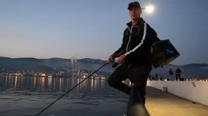 Пирсовая рыбалка на Ставриду. Новороссийск