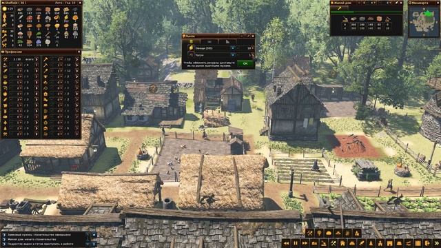 Life is feudal Forest Village, прохождение на русском #18 Кузница и плавильни смотреть онлайн