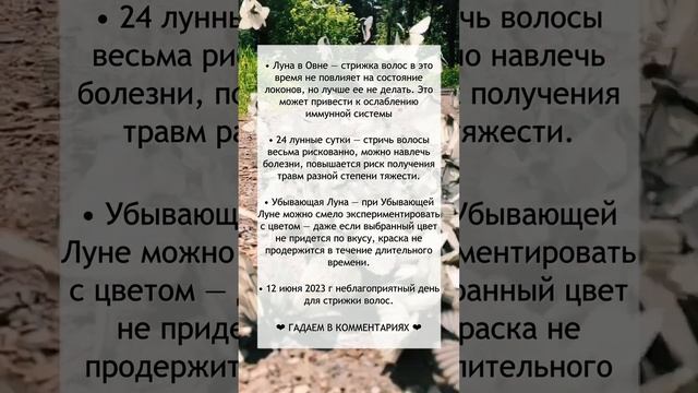 Лунный календарь стрижек на 12 июня