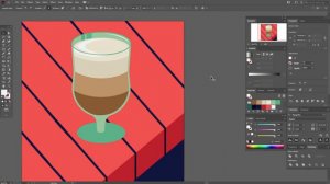 КАК НАРИСОВАТЬ MIDCENTURY РЕТРО АРТ ИЛЛЮСТРАЦИЮ. Урок в Adobe Illustrator