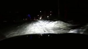 Как светят LED лампы на Audi 100C4/ h4