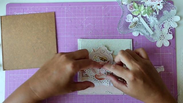 Мастер-класс по мягкой открытке. Скрапбукинг.