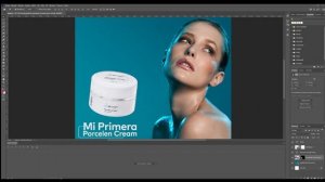 Photoshop Kozmetik Ürün Krem postu tasarlama